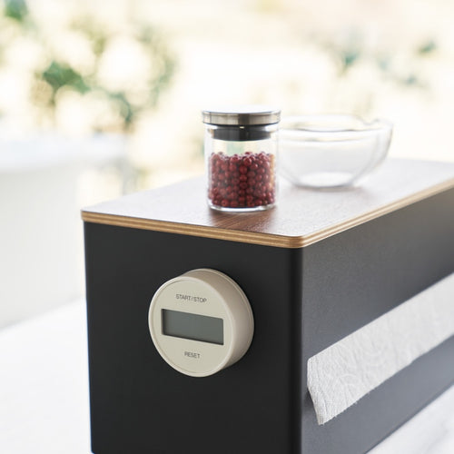 Yamazaki Keukenrolhouder - Rin - Zwart - vtwonen shop