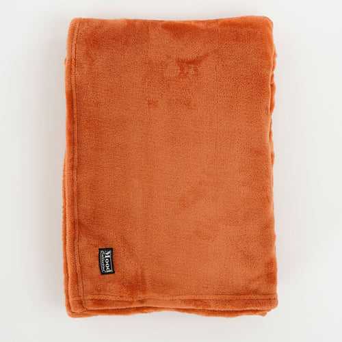 In The Mood Collection Famke Fleece Plaid - L180 x B130 cm - Terra - vtwonen shop