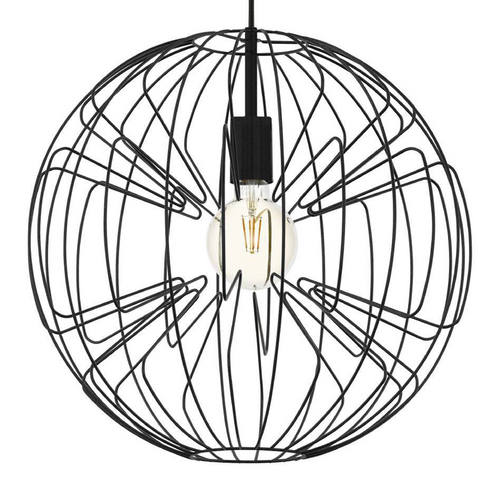 EGLO hanglamp Okinzuri 1 - e27 - ø 45 cm - zwart