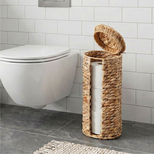 Calicosy - Toiletrolhouder MAYA - Beige 18x18x41 cm
