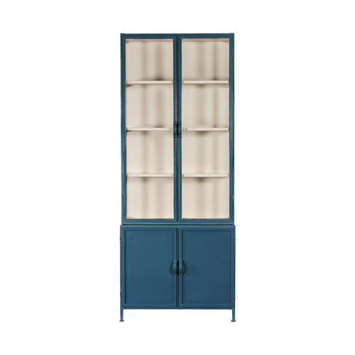New Routz Vitrinekast Detroit Small blauw/zand