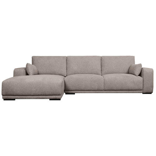 Furnhouse chaise longue bank links California - Beige - Stof - 105x305x85