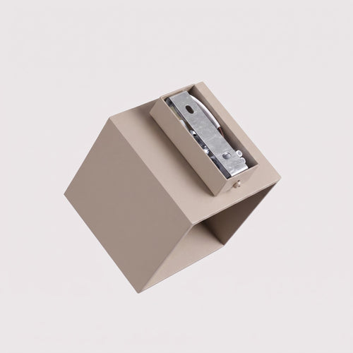 Sollux Lighting Wandlamp QUAD 1 taupe - 10x12x10cm