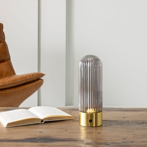 Signature - TOUAREG Lamp - Goudkleurig - 9x9x27 cm
