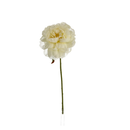Maxifleur Pioen Kunstbloem 38cm Creme