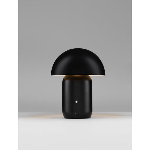 Nova Luce POIS Geïntegreerde LED-tafellamp, matzwart, aanraakgevoelig, dimbaar, 2W 230lm 3000K, USB-aansluiting