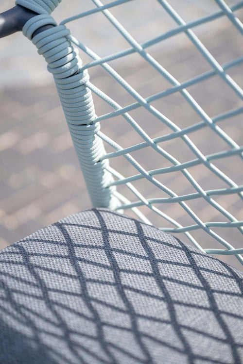 5-delige tuinset Dido stoelen zachtgroen - Rimini tafel