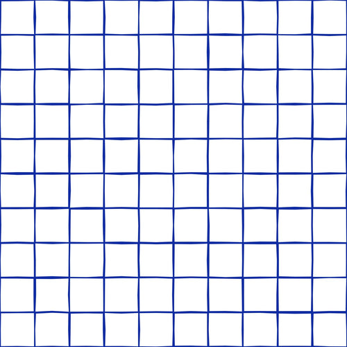 ESTAhome behang geblokt motief blauw en wit - 50 x 900 cm - 131274 - vtwonen shop