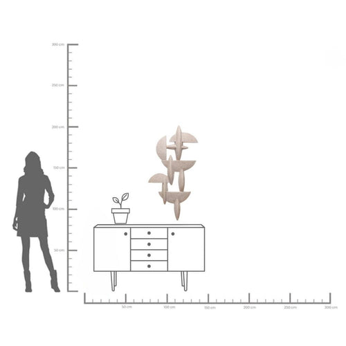 Kare Design Wanddecoratie Rotondo Pezzi XL 118cm