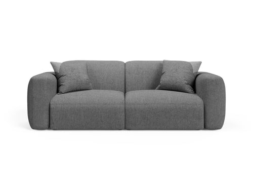 Cosmopolitan Design Modulaire bank Strino 3-zits, structurele stof grijs - 98x220x78cm