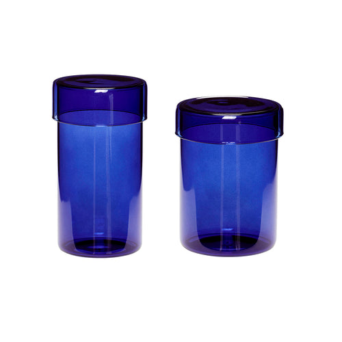 Hübsch opbergpotten Pop - glas - ø9xh13, ø10xh19cm - vtwonen shop