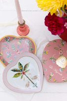 Pip Studio La Majorelle Hartvormige Borden - Servies - Set van 2 ontbijtborden - Roze - 21.5cm - vtwonen shop