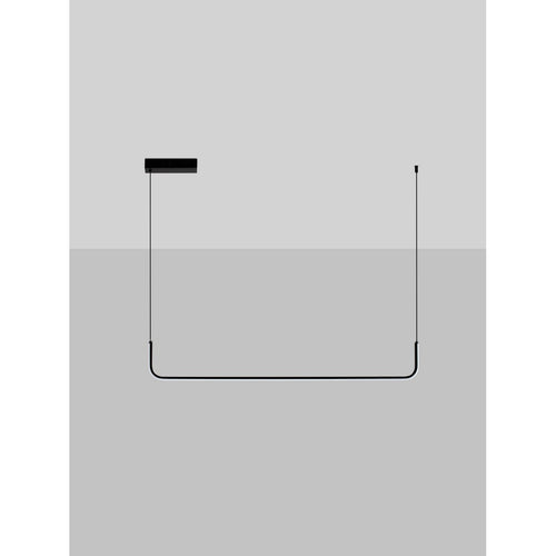 Nova Luce STRITA Hanglamp voor aan het plafond, model Bar, zandkleurig zwart, LED, 20W, 1062lm, 3200K