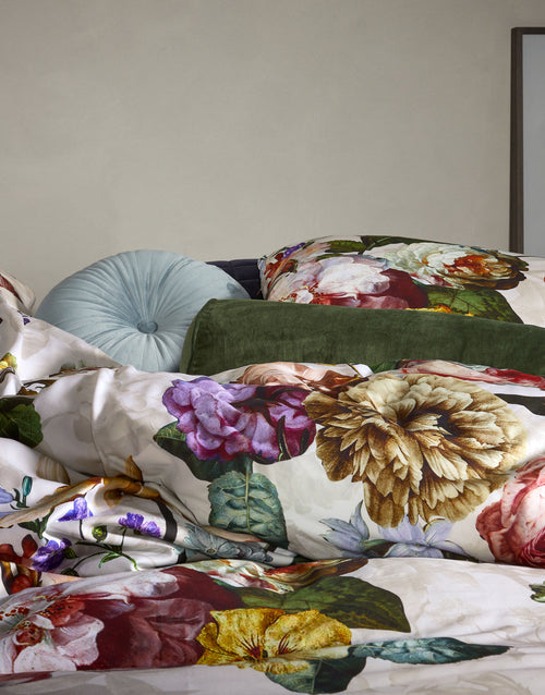 Essenza Fleur dekbedovertrek - Lits-Jumeaux - 240x200/220 cm - Ecru