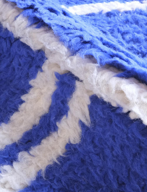 AFK Living vloerkleed Berber - handgemaakt - Wol - 120 cm x 170 cm