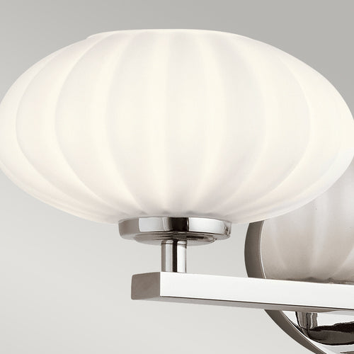 Elstead Kichler Pim Badkamer Wandlamp Gepolijst Chroom, 3000K, IP44