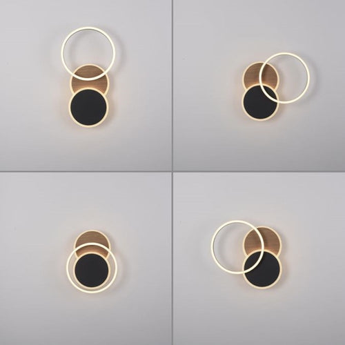 Paul Neuhaus plafondlamp Baikal - 3 lichts - 43  x 8.2   cm - zwart