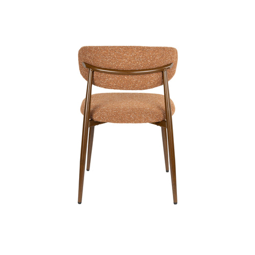 Housecraft Living Noor Eetkamerstoelen Terracotta - Set van 4