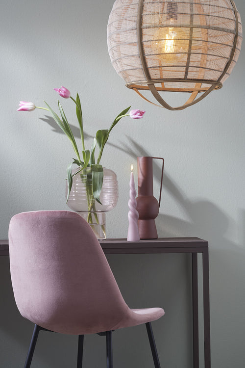 Mica Decorations Pella Hanglamp - H44 x Ø45 cm - Linnen - Beige - vtwonen shop