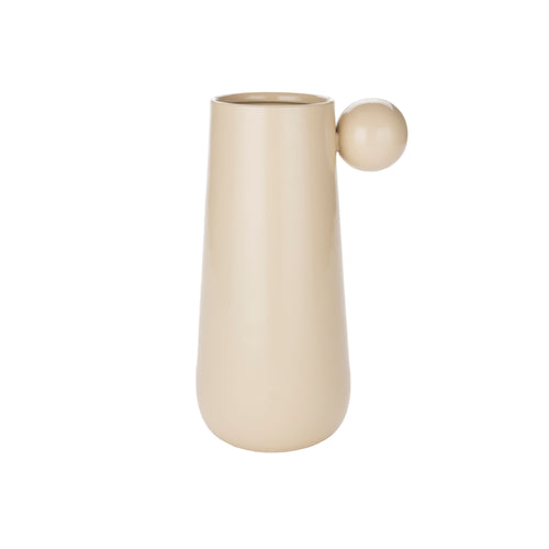 Dutchbone Dot vaas L beige