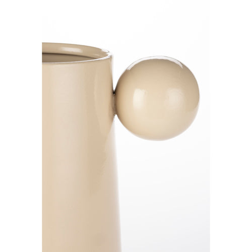 Dutchbone Dot vaas L beige