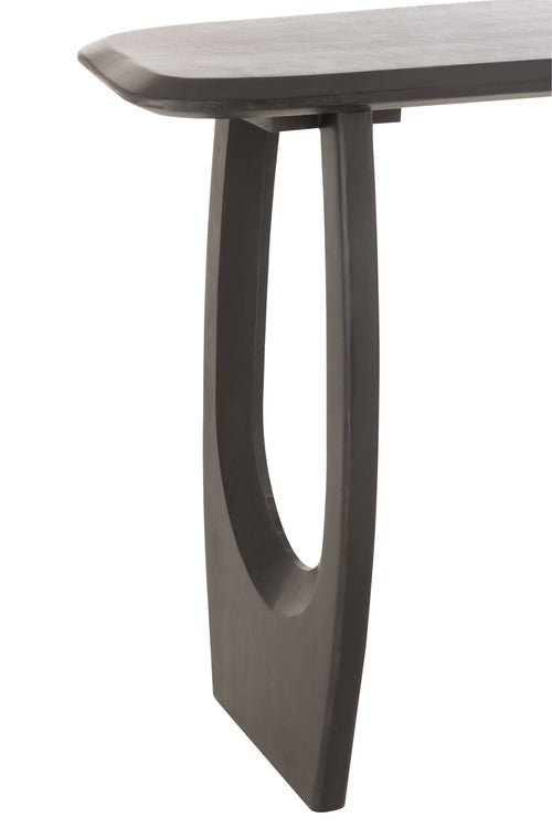 J-Line console Mark - hout - zwart