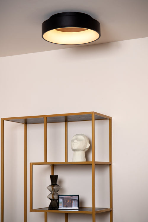 Lucide plafonnière MIRAGE - Geïntegreerde LED - Zwart