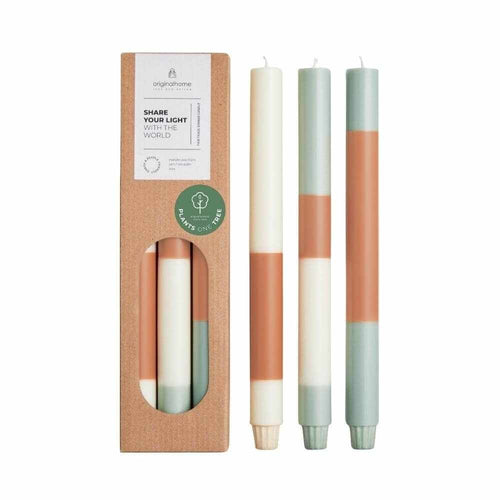 Originalhome dinerkaarsen gelaadge Pine Tree - 30 cm - set van 3 - vtwonen shop