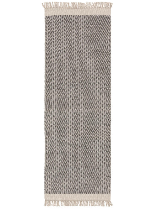 benuta wollen loper Kim - grijs - 80x250 cm