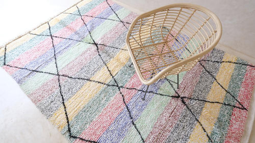AFK Living vloerkleed Berber - handgemaakt - Wol - 140 x 200 cm