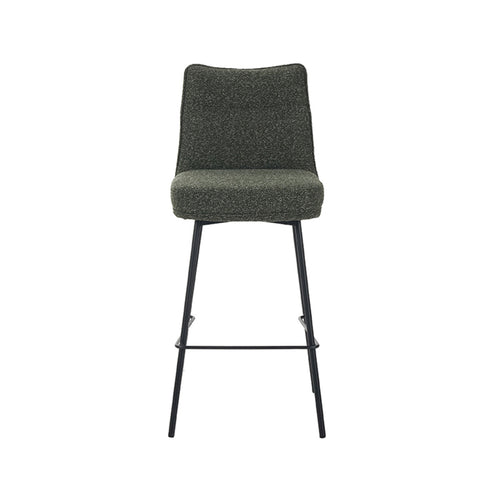 LABEL51 Barkruk Lennon - Donkergroen - Zithoogte 78cm - Set van 2 - vtwonen shop