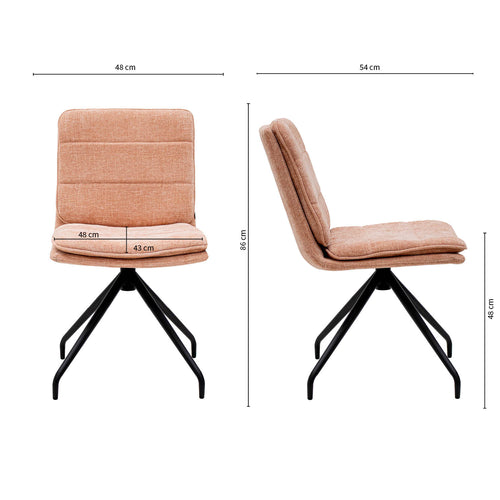 Kick draaistoel Aron - Roze - vtwonen shop