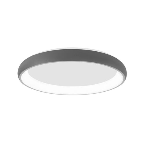 Merano Bakersfield 61cm Geïntegreerde LED Semi Flush Light Zandgrijs Aluminium LED 50W 3250Lm 3000K