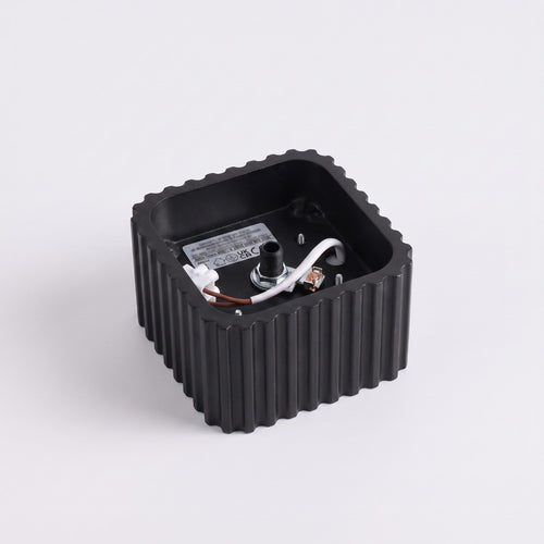 Sollux Lighting Plafondlamp RIFF 1 zwart Gx53 - 10x10x6cm