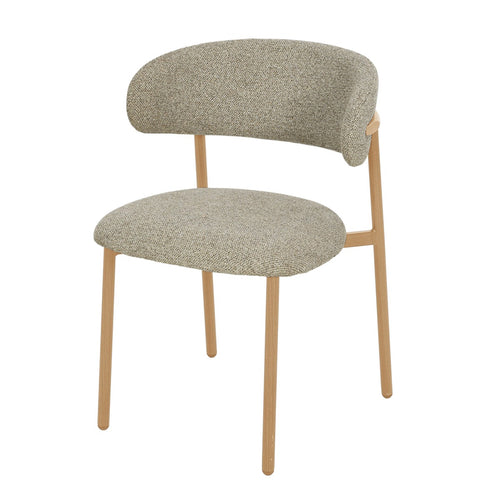 Livingfurn eetkamerstoel Micah - beige - set van 2 - 58x54.4x78 - vtwonen shop