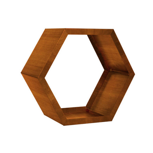 Home Deluxe - ANTARES stalen houten plank - roestvrijstalen look - Made in Germany | Hoeveelheid 1 - vtwonen shop