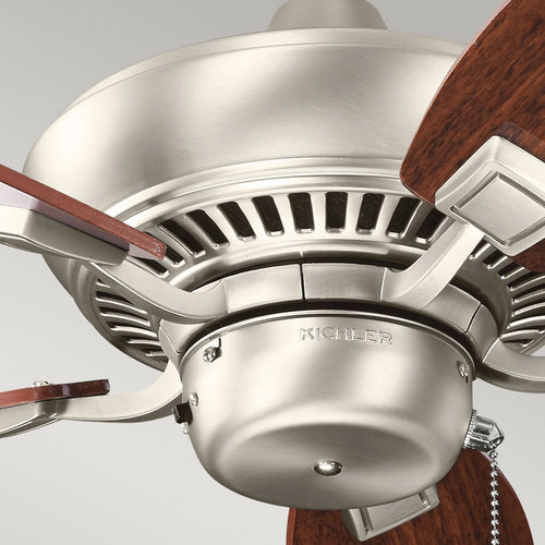 76 cm Deckenventilator mit Zugkette, gebürstetes Nickel