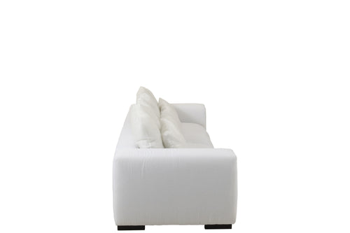 J-Line onderstel Zetel + 9 Kussens Monaco Xl - textiel - wit - vtwonen shop