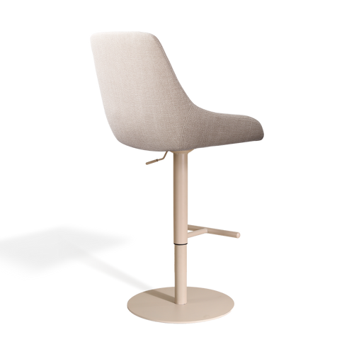 Nolon Niva-Isa tulp barkruk beige verstelbaar - beige poten