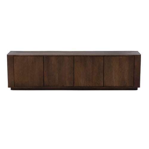 Giga Meubel Tv-Meubel Finn - Donkerbruin Hout - 200x40x55cm - vtwonen shop