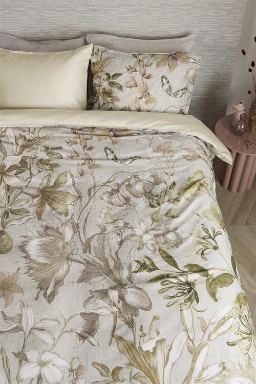 Beddinghouse dekbedovertrek Bronte - 140x200/220 cm - naturel - vtwonen shop