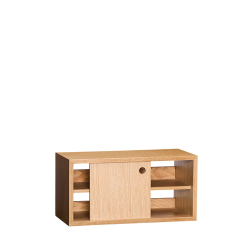 Hübsch plank Slide - mdf/eiken fineer - 40x20xh20cm