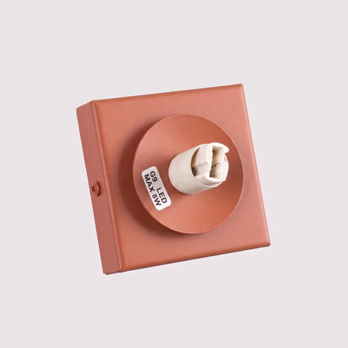 Sollux Lighting Plafondlamp YOLI 1 rode oker - 12x12x14,5cm