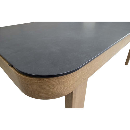 Lesli Living loungebank Sora - zwart - 177x74x66cm