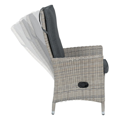 Cuba verstelbare fauteuil - vintage willow - reflex black - vtwonen shop