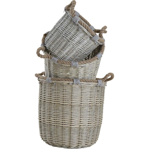 Lesli Living mand Willow - grijs - Ø29x27cm