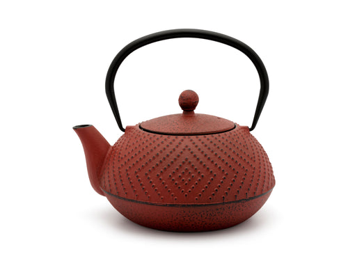 Bredemeijer - Theepot Yuka - Gietijzer - 1.2 liter - Rood - vtwonen shop