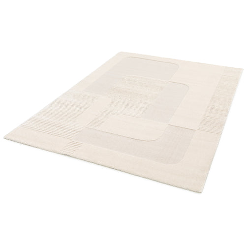 AFK Living vloerkleed Vauban - reliëfeffect - wit - 200x290 cm