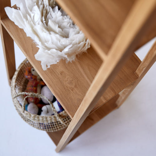 Tikamoon Kinderboekenkast van massief teakhout - Naturel - vtwonen shop