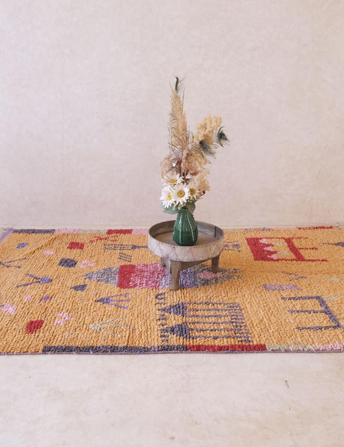AFK Living vloerkleed Berber - handgemaakt - Wol - 151 x 248 cm